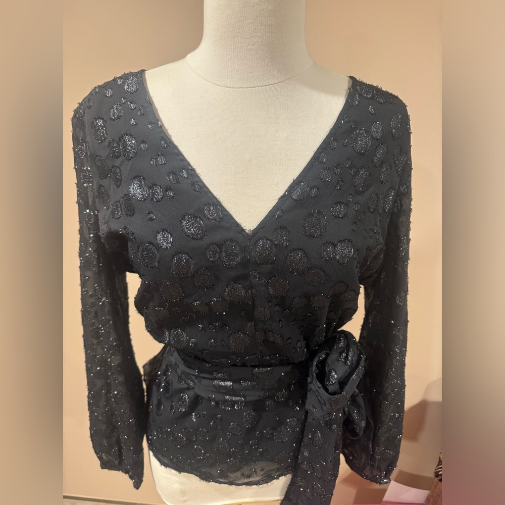 J crew size large NWT black top